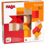 Joc educativ de construit si echilibru, din lemn, 16 piese, Rubius fotografia produsului