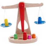 Jucarie balanta din lemn fotografia produsului