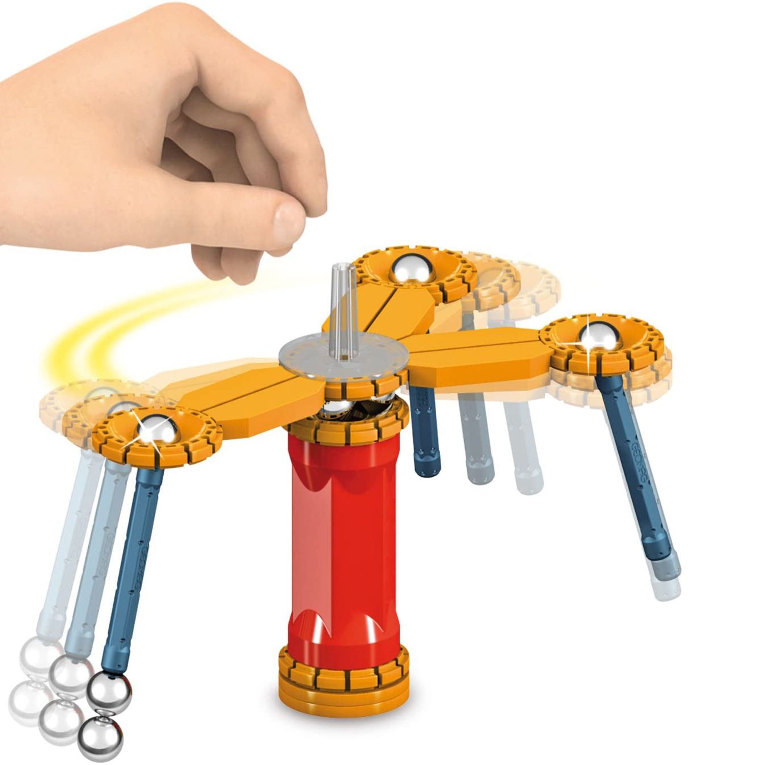 Joc de Constructie STEM Geomag Mechanics - 33 piese fotografia produsului View 2 L
