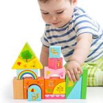 Set Cuburi Colorate de Construit fotografia produsului
