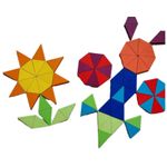 Octagon curcubeu - mozaic joc puzzle din lemn fotografia produsului View 2 S