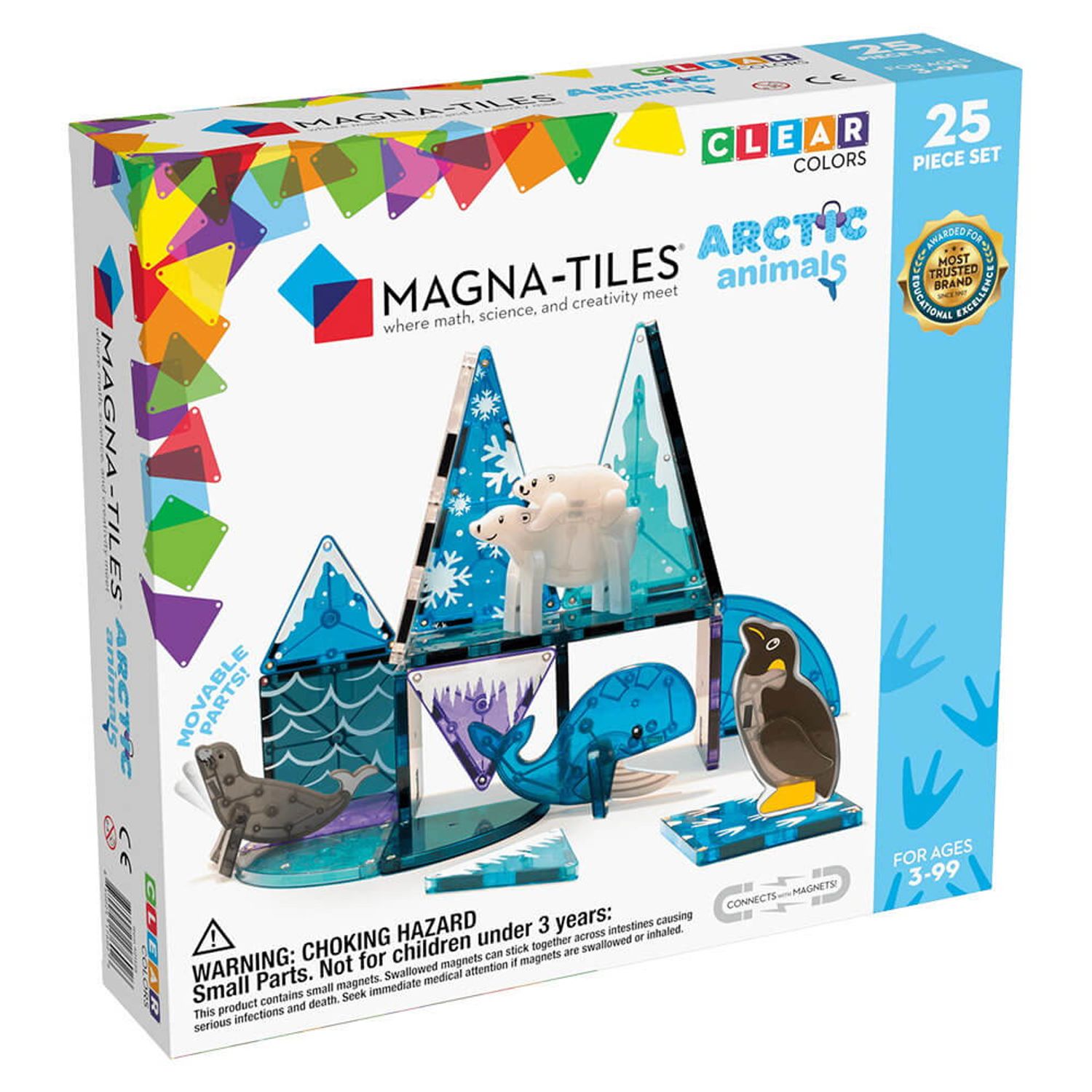 Magna-Tiles Arctic Animals, set magnetic fotografia produsului