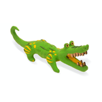 Crocodilul vesel - Kit de creatie din plastilina si lemn fotografia produsului