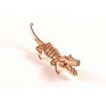 Crocodilul vesel - Kit de creatie din plastilina si lemn fotografia produsului View 2 S