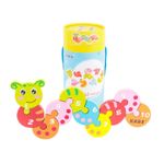 Puzzle din lemn, 3D, Invata cifrele, Omida fotografia produsului