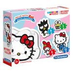 Puzzle copii cu Hello Kitty, 4 in 1, 30 de piese mari fotografia produsului