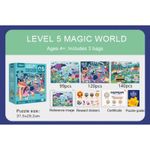 Puzzle nivel 5, Lumea viselor, 3 cutii incluse fotografia produsului View 2 S