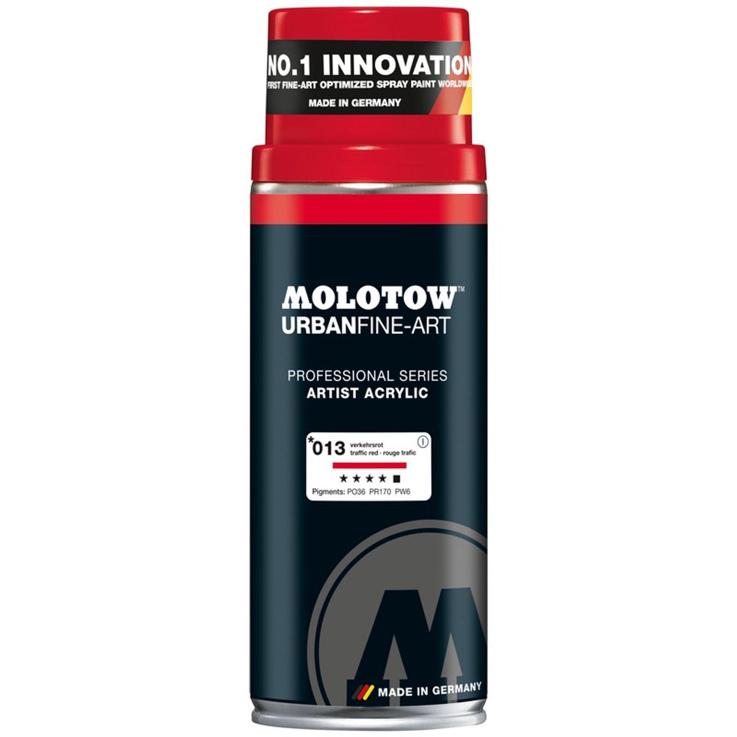 Spray acrilic UFA Artist Molotow 400ml traffic red fotografia produsului