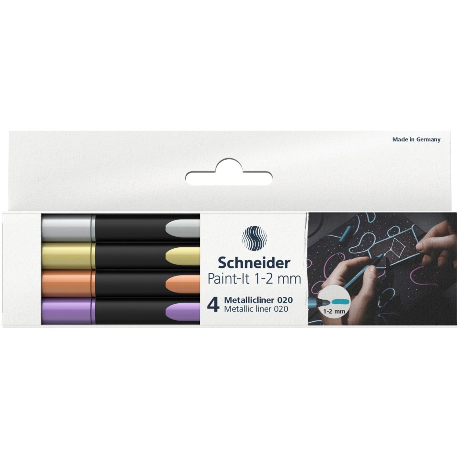 Liner metalic Paint-It 020 1-2 mm Set 4 buc fotografia produsului