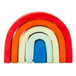 Curcubeu din lemn, Arcada Mica, Rosu, Set Handmade fotografia produsului