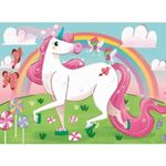 Puzzle copii cu Unicorn si Curcubeu, 104 piese, Rainbow fotografia produsului View 2 S