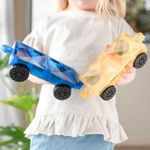 Connetix Tiles, Extensie 2 masinute magnetice fotografia produsului