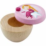 Cutie pentru dintisori de lapte, din lemn cu capac, Princess fotografia produsului