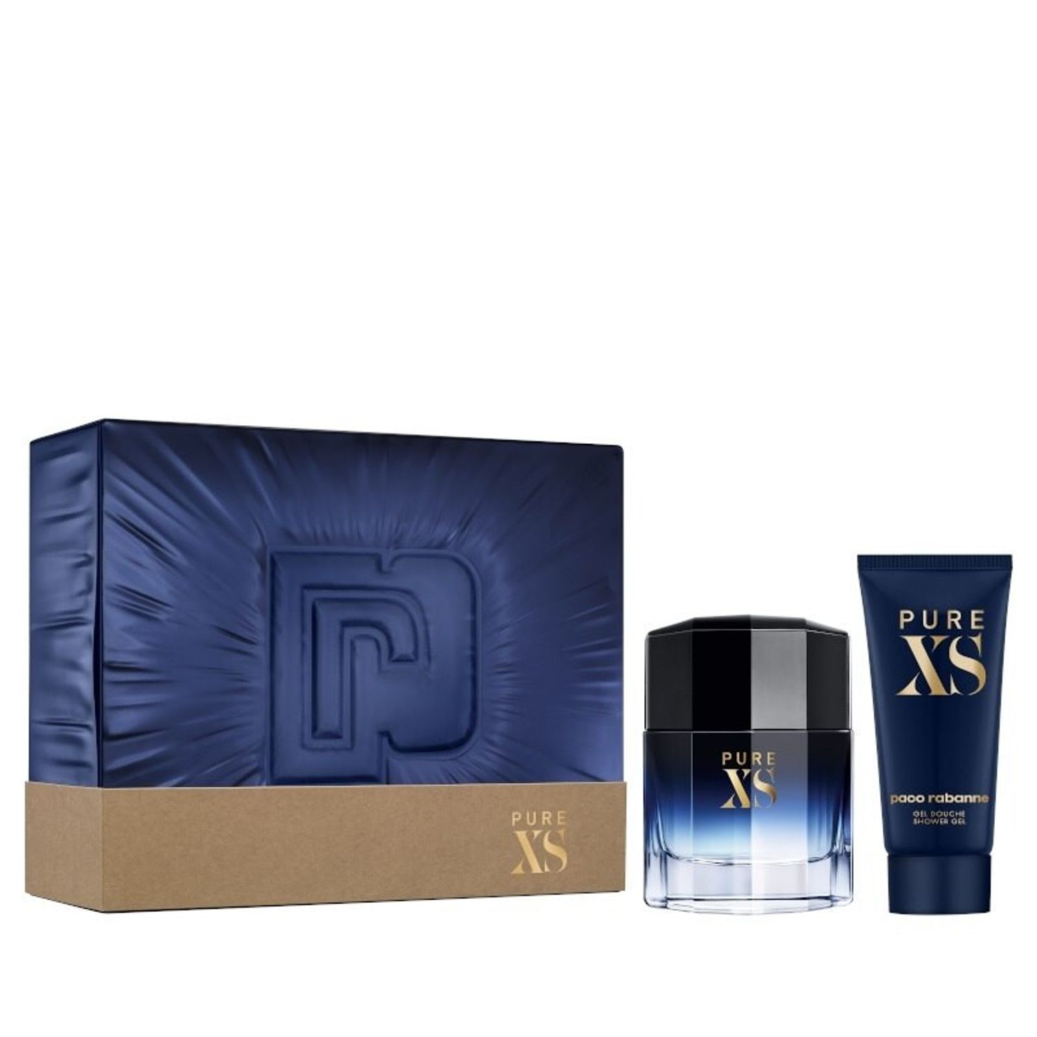 Set Cadou Paco Rabanne Pure XS pour Homme, 100 ml Apa de Toaleta + 100 ml Gel de Dus fotografia produsului