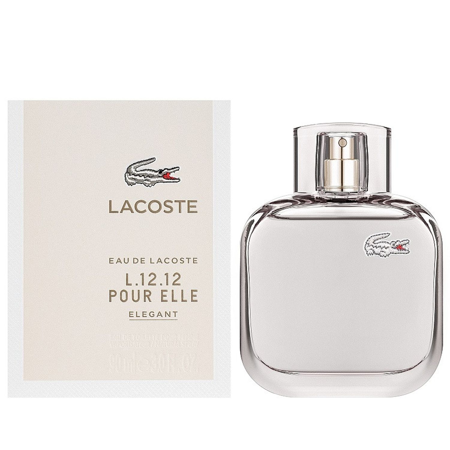 Lacoste, Eau de Lacoste L.12.12 Pour Elle Elegant, Apa de Toaleta, Femei, 90 ml fotografia produsului