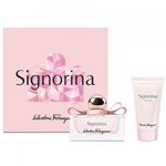 Set cadou Salvatore Ferragamo Signorina, 30 ml Apa de Parfum + 50 ml Lotiune de corp fotografia produsului