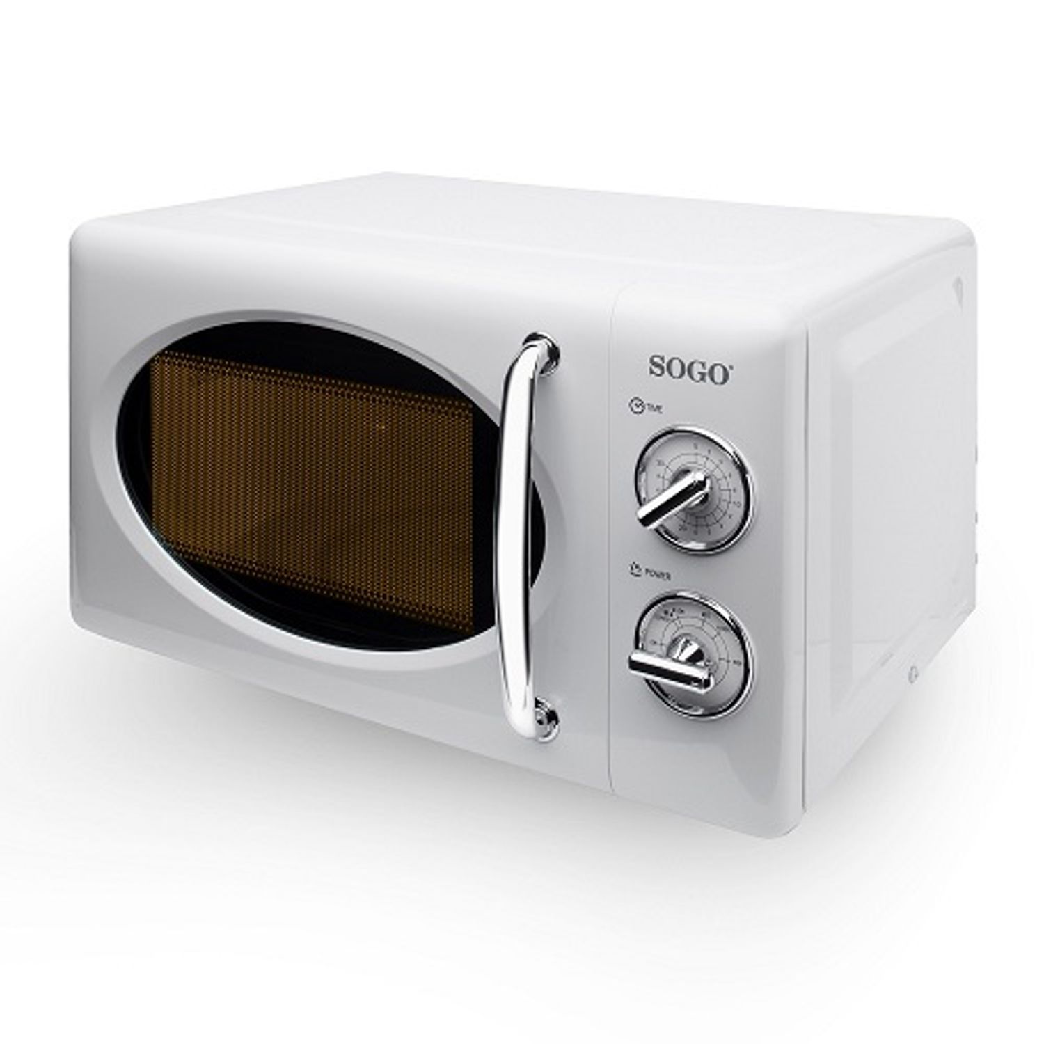 Cuptor cu microunde retro vintage, SOGO HOR-SS-890W,20l, 700W, timer, Alb fotografia produsului View 4 L