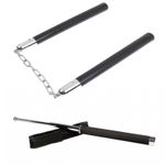 Set Nunceag, 31 cm si baston telescopic 65 cm, argintiu fotografia produsului