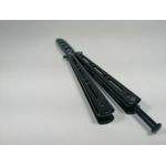 Set Nunceag, 31 cm si briceag fluture, 22 cm, negru fotografia produsului View 11 S