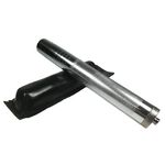 Baston telescopic din otel, argintiu, 65 cm, 4 sectiuni, husa cadou fotografia produsului