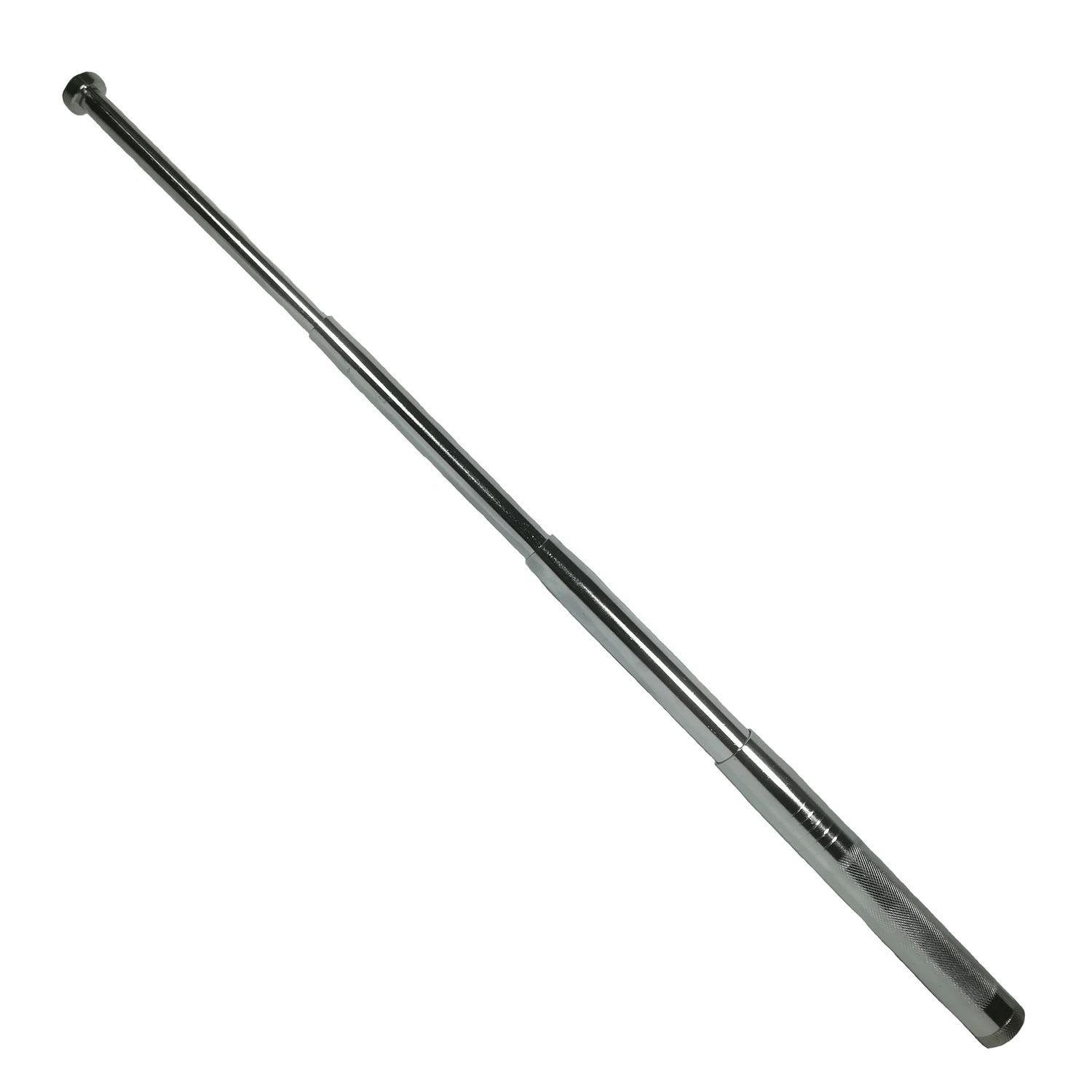 Baston telescopic din otel, argintiu, 65 cm, 4 sectiuni, husa cadou fotografia produsului View 2 L