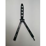 Set Nunceag, 31 cm si briceag fluture, 22 cm, negru fotografia produsului View 14 S