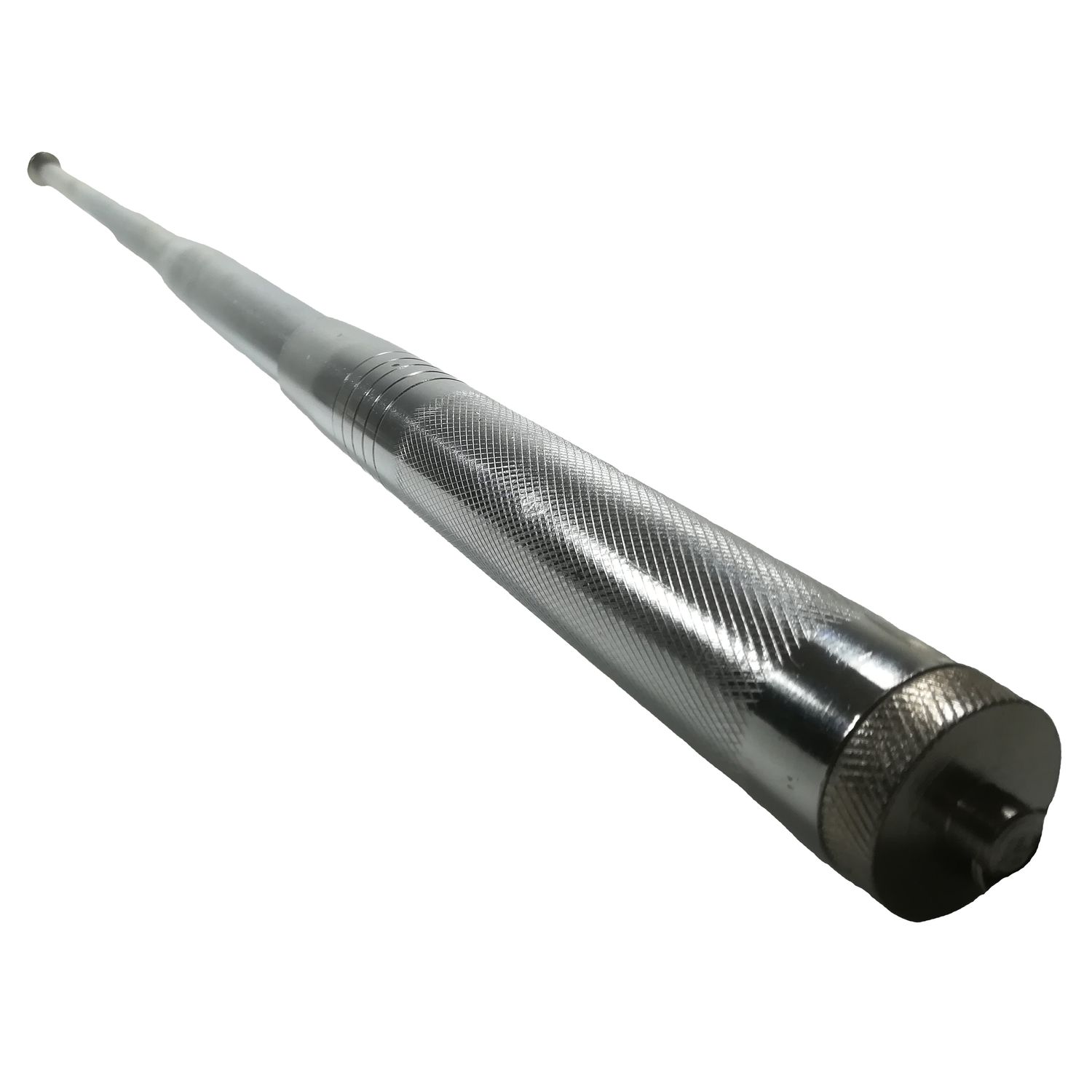 Baston telescopic din otel, argintiu, 65 cm, 4 sectiuni, husa cadou fotografia produsului View 3 L