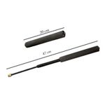 Set baston telescopic flexibil negru 47 cm + box craniu negru fotografia produsului View 4 S