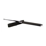 Set baston telescopic 65 cm argintiu + box-rozeta craniu auriu fotografia produsului View 2 S