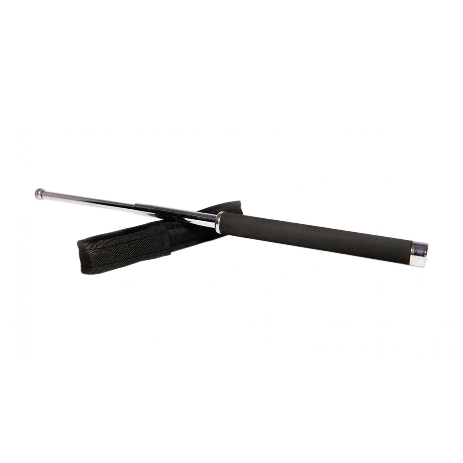 Set baston telescopic 65 cm argintiu + box-rozeta craniu auriu fotografia produsului View 2 L