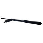 Set baston telescopic din otel, negru, 64 cm + box craniu auriu fotografia produsului View 2 S
