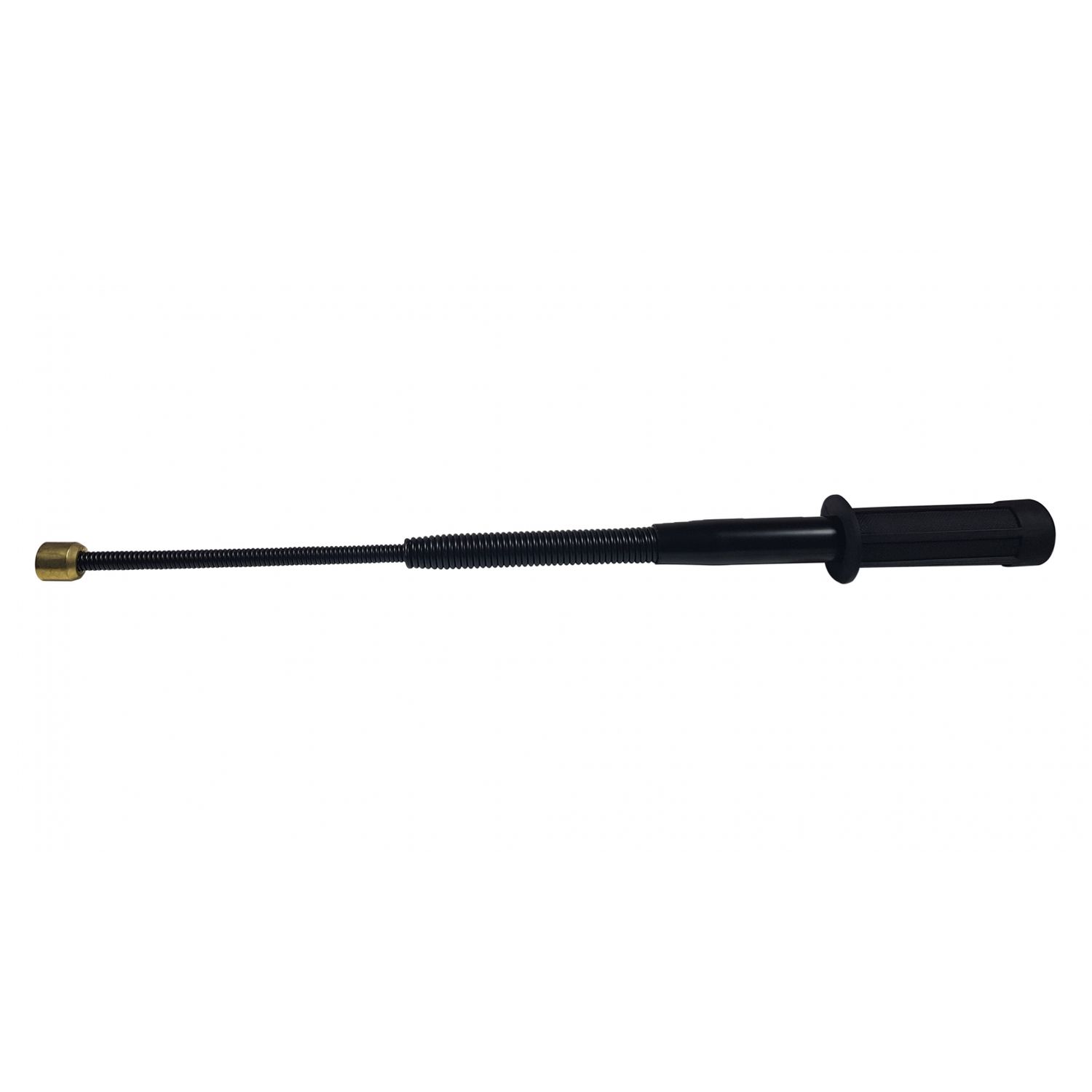 Set baston telescopic flexibil negru maner tip tonfa 47 cm + box craniu auriu fotografia produsului View 3 L