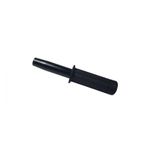 Set baston telescopic flexibil negru maner tip tonfa 47 cm + box craniu auriu fotografia produsului View 4 S