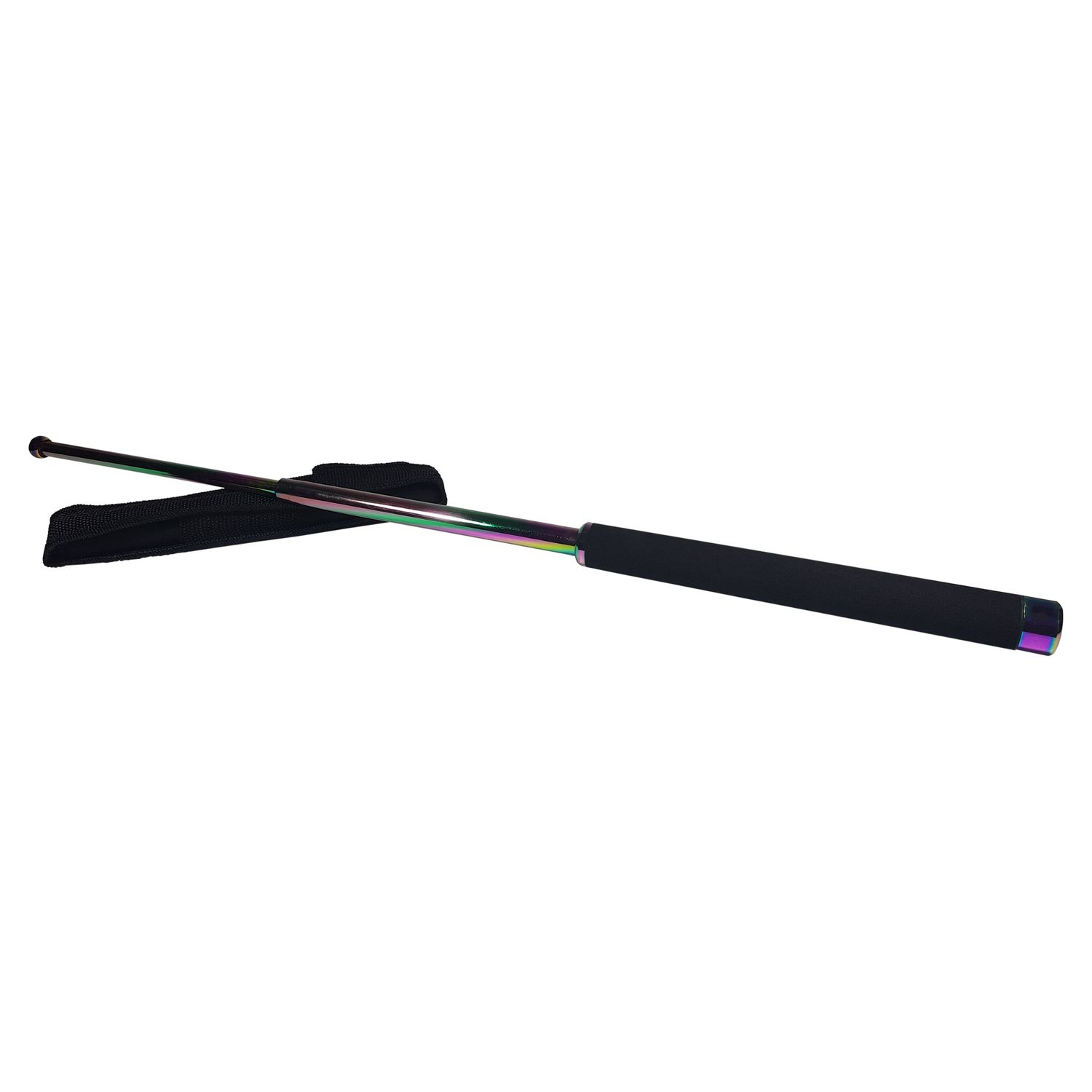 Baston telescopic 65 cm, rainbow, cadou spray NATO 60 ml fotografia produsului View 2 L