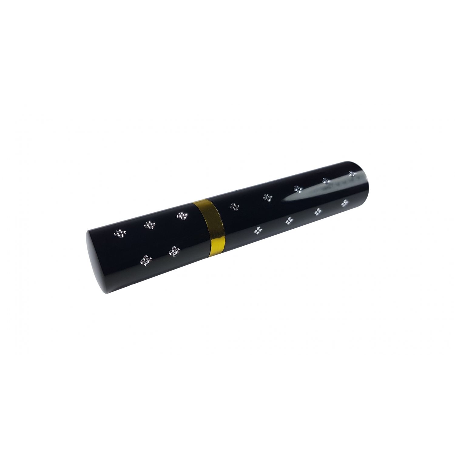 Mini electrosoc in forma de ruj cu lanterna, negru fotografia produsului View 2 L