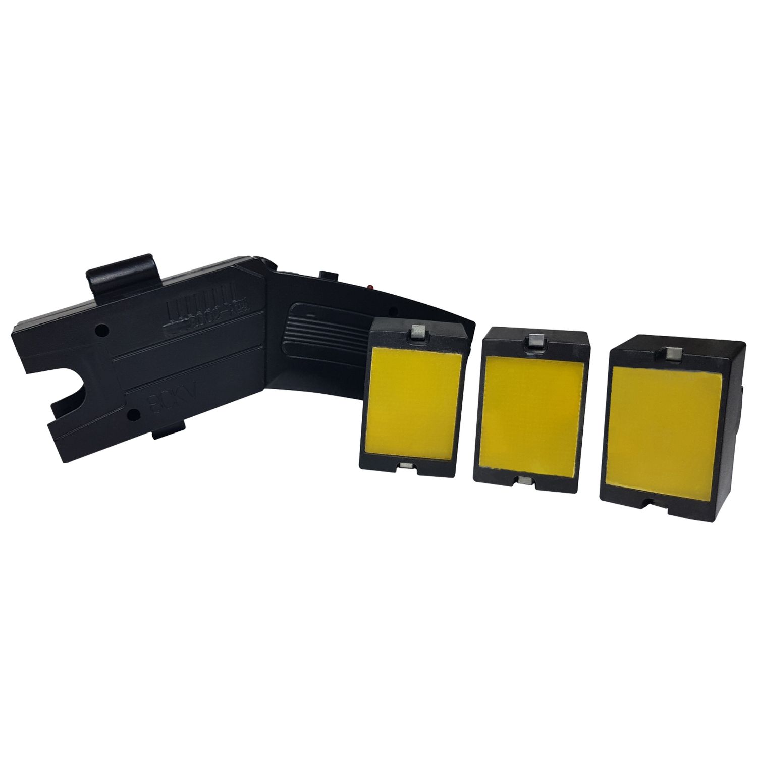 Pistol taser cu electrosoc, 3 rezerve, toc cadou fotografia produsului