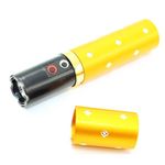 Mini electrosoc in forma de ruj cu lanterna, auriu fotografia produsului