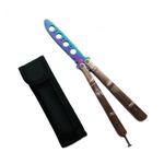 Cutit - Briceag fluture - Balisong - Butterfly, rainbow, pentru antrenament fotografia produsului