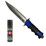 Cutit, Survival Camper, 35 cm, cadou spray NATO 60 ml fotografia produsului