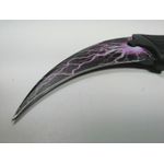 Cutit Karambit, Purple Lightning 18.5 cm fotografia produsului View 4 S