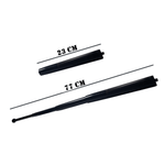 Baston telescopic 77 cm, negru, 4 sectiuni, husa cadou fotografia produsului View 2 S