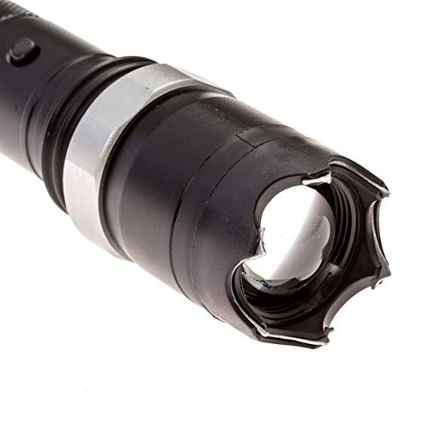 Lanterna cu electrosoc, metalic, negru, 19.5 cm fotografia produsului View 5 L