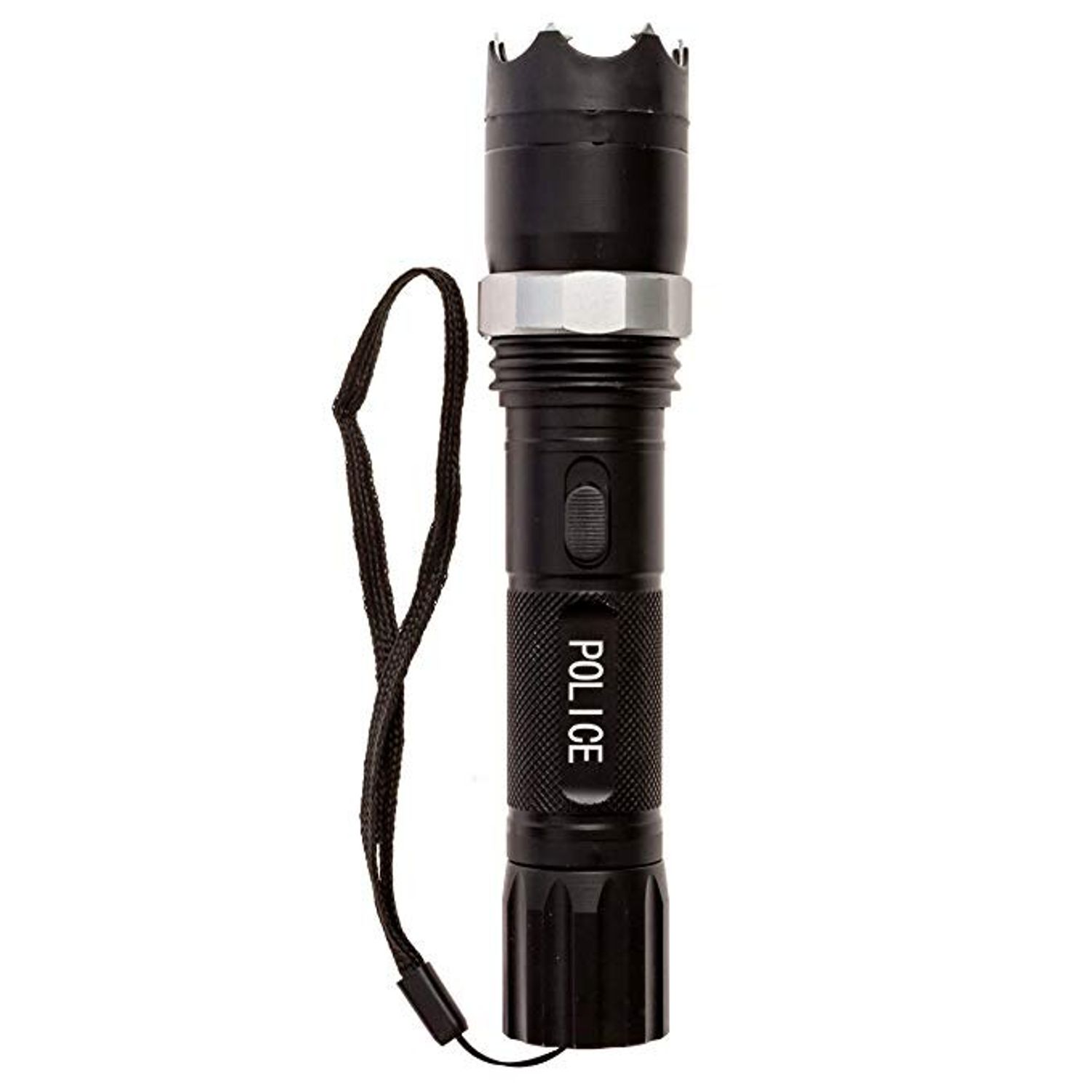 Lanterna cu electrosoc, metalic, negru, 19.5 cm fotografia produsului View 4 L