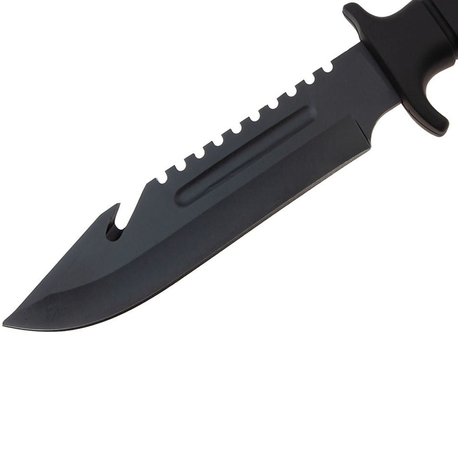 Cutit de vanatoare IdeallStore&reg;, Military Assault, 29 cm, negru, teaca inclusa fotografia produsului View 4 L