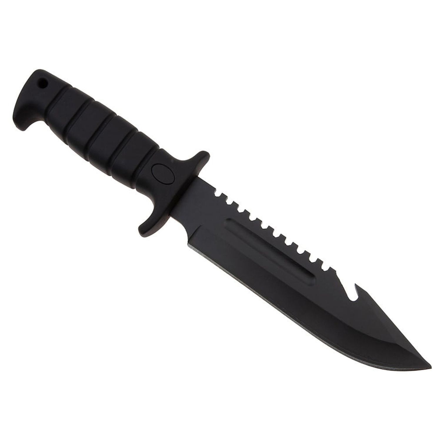 Cutit de vanatoare IdeallStore&reg;, Military Assault, 29 cm, negru, teaca inclusa fotografia produsului View 6 L