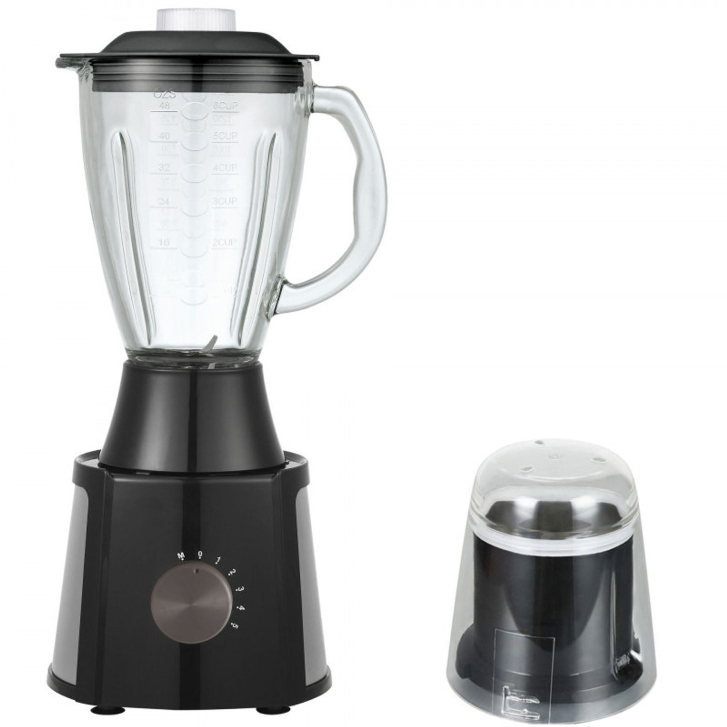 Blender si tocator 2 in 1 Elite VB-1180, 350W, 5 viteze +Pulse, Negru fotografia produsului