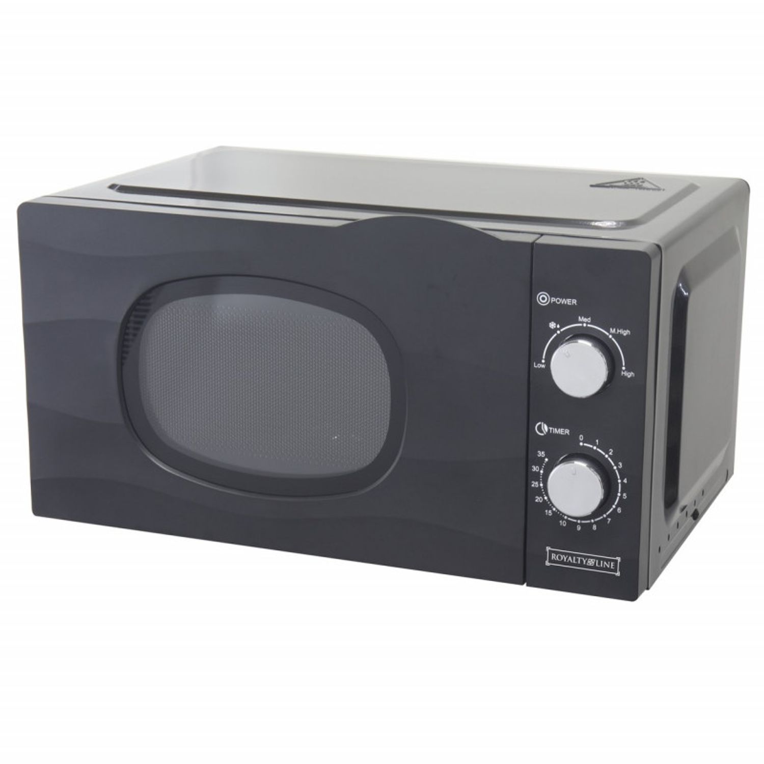 Cuptor cu microunde Royalty Line MW20.638, 700W, 20 L, Timer, 5 trepte, Negru fotografia produsului