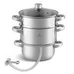 Storcator Edenberg EB-8911, 22 cm, 5 litri, Inductie, Inox fotografia produsului