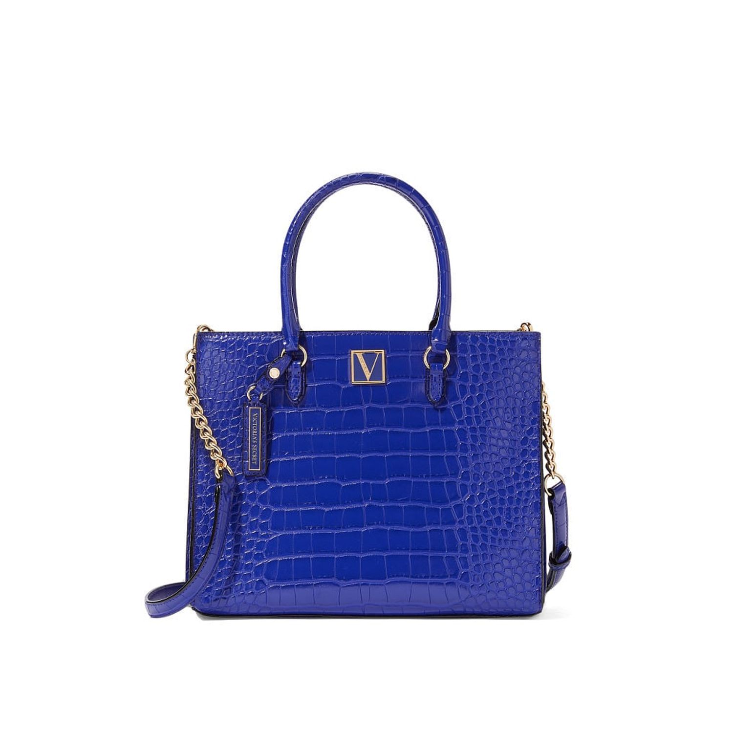 Geanta, The Victoria Structured Satchel, Sapphire Croc fotografia produsului