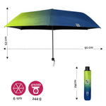 Umbrela ploaie/soare cu protectie UV - verde fotografia produsului View 2 S